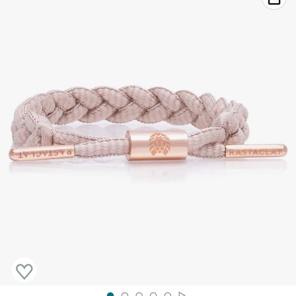 Rastaclat Accessories - Rastaclat Women’s Peach/Nude Braided Bracelet